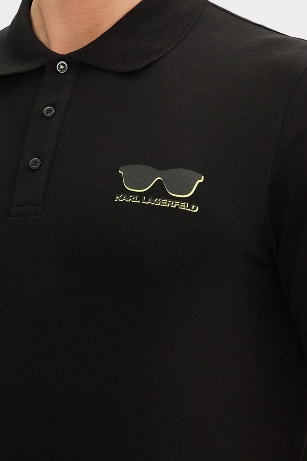 ΜΠΛΟΥΖΑ POLO KARL LAGERFELD - 990 ΜΑΥΡΟ